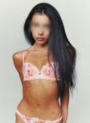 Skye thumbnail - English escort London in pink floral lingerie